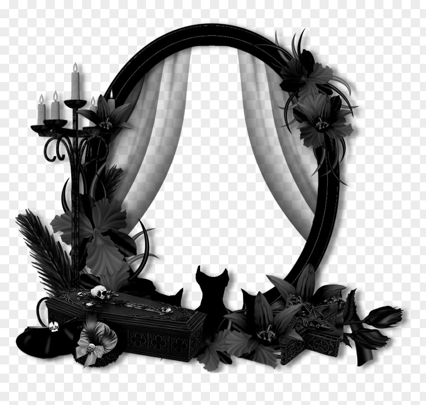 Mirror Picture Frames Goths Gothic Art PNG