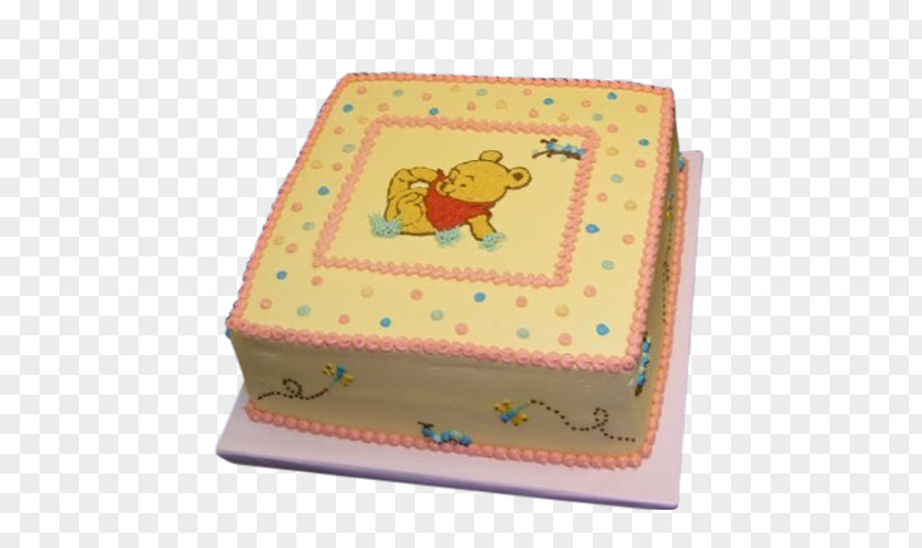 Party Star Birthday Cake Sheet Winnie-the-Pooh Baby Shower PNG