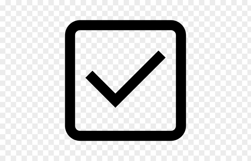 Button Checkbox Check Mark PNG