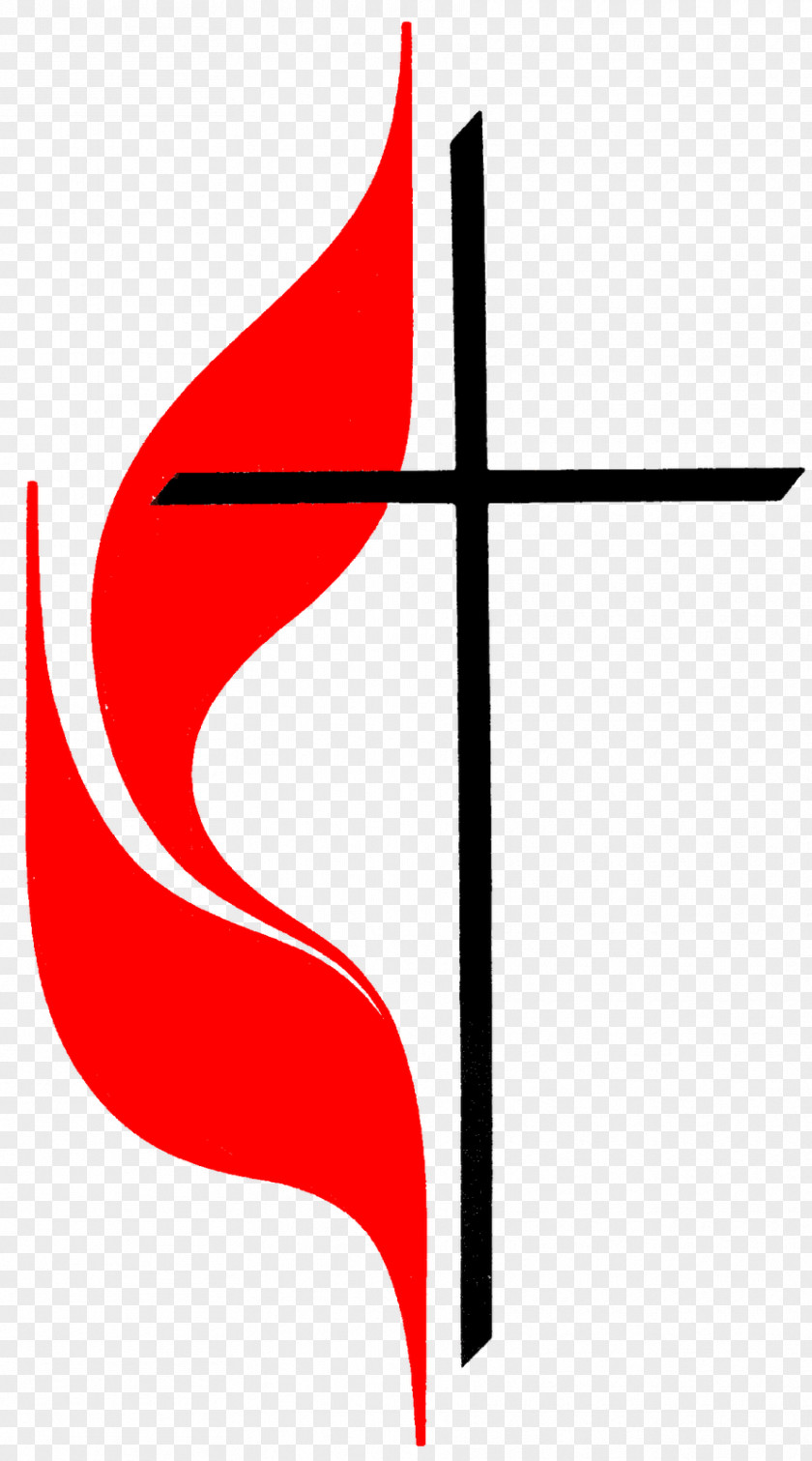 Church Darlington United Methodist Cross And Flame Harris Hill Colby PNG