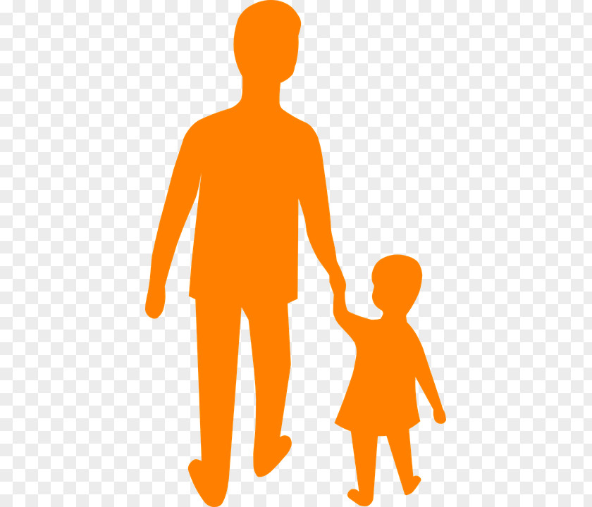 Father, Son, Daughter, Silhouette Child Holding Hands Parent Clip Art PNG