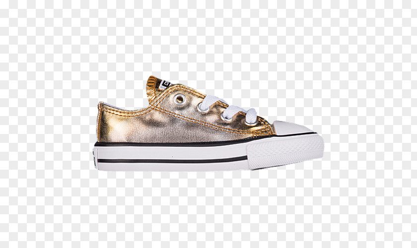 Gold Metallic Converse Tennis Shoes For Women Sports Chuck Taylor All-Stars Clothing PNG