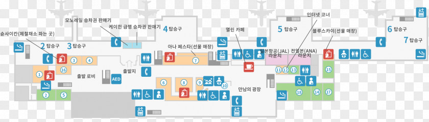 Korea Map Kumamoto Aso Airport Terminal Lounge PNG