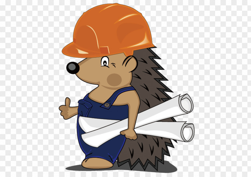 Vector Hedgehog Cartoon Stock Illustration PNG