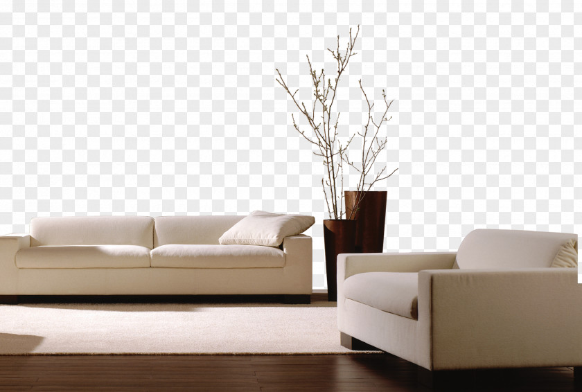 Elegant Sofa Window Living Room Bed Furniture Couch PNG