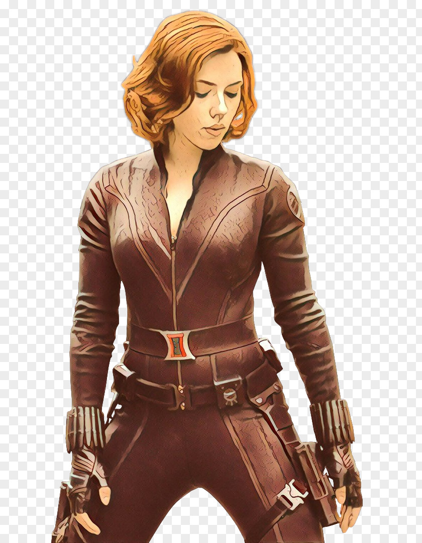 Latex Clothing Brown Hair Character PNG