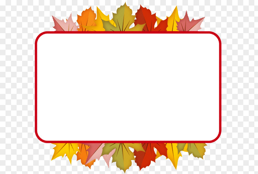 Maple Leaf Rectangle PNG