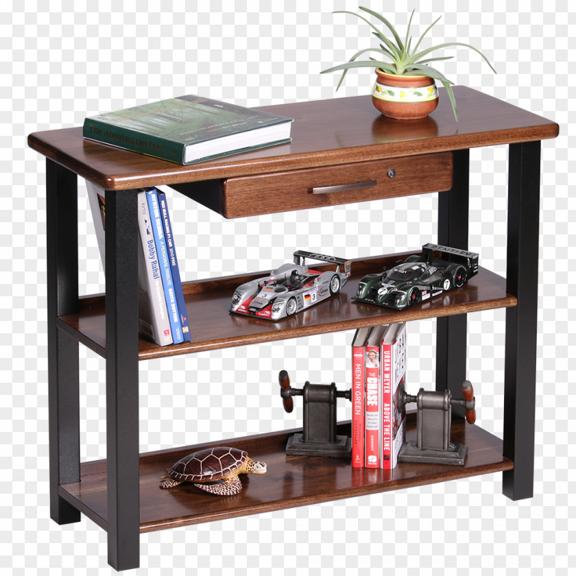Table Drawer Desk Bookcase Office PNG
