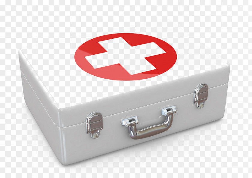 White Shiny First Aid Kit HD Photographic Images Injury Ibuprofen Safety PNG
