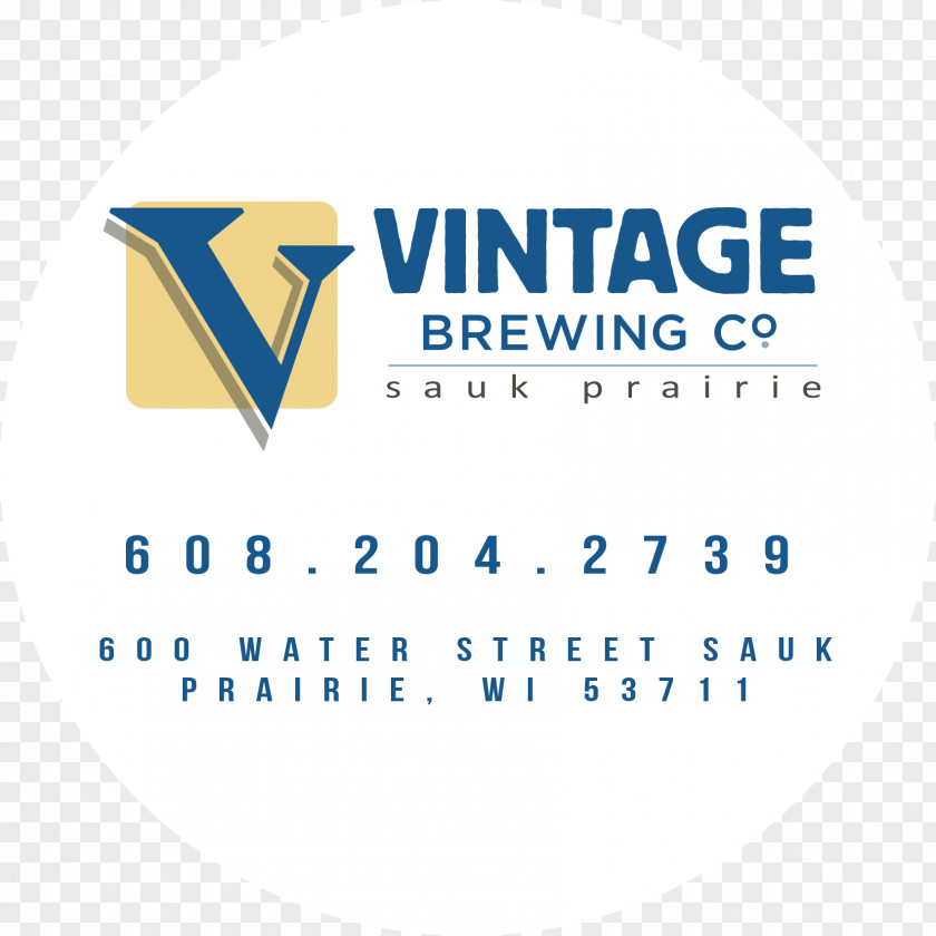 Beer Vintage Brewing Co. Sauk Prairie Brewery Ale PNG