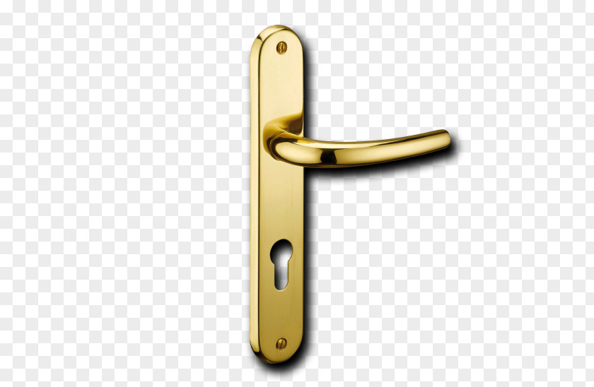 Brass Door Handle Lock Baie PNG