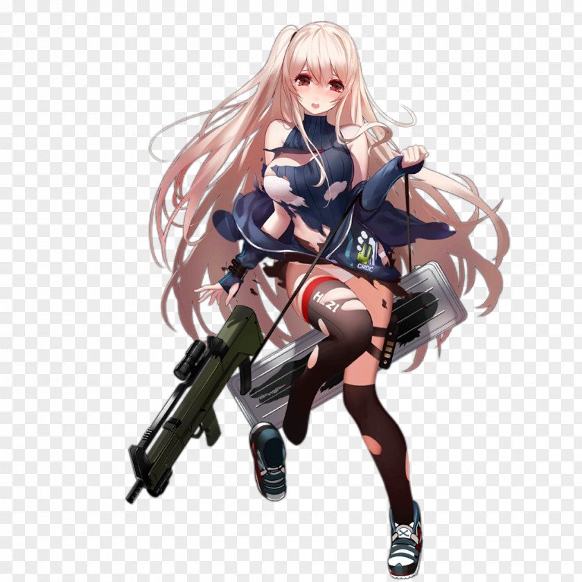 Girls' Frontline Baril Firearm Rifle PNG Rifle, girl clipart PNG