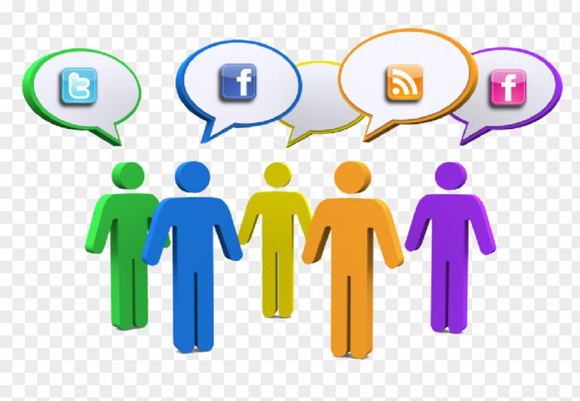 Social Media Communication Person Network PNG