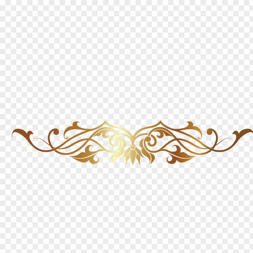 Pattern Gold Bottom Silhouette Ornament PNG