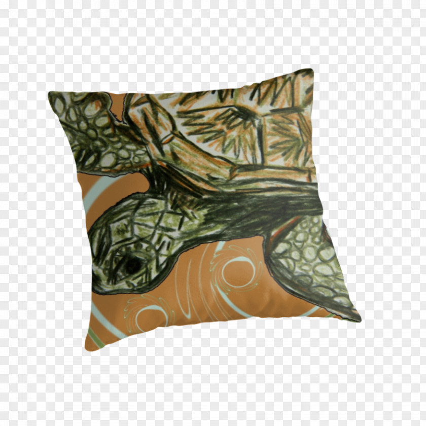 Sea Turtle Pillows Curtain Shower Douchegordijn Throw PNG