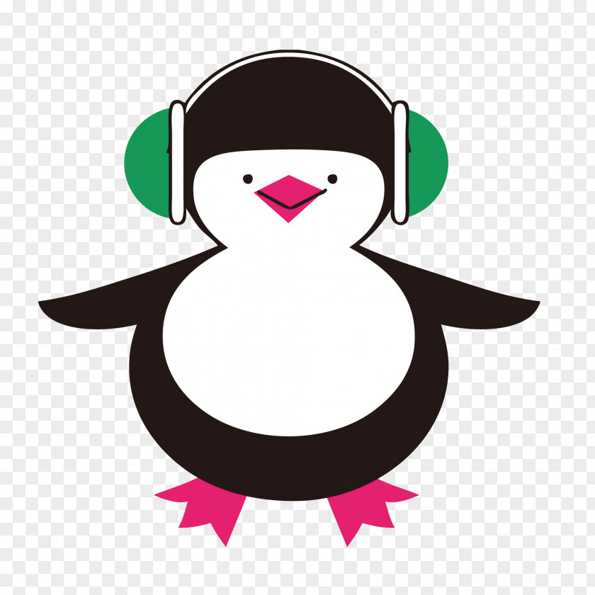 Snowman Wearing Earmuffs Penguin Cartoon Clip Art PNG