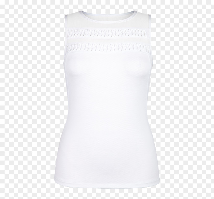 White Tank Top Clothing Fashion Sleeveless Shirt Bestseller PNG