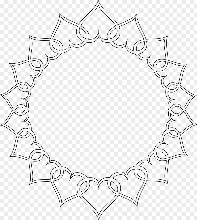 Chain Vector Mandala Drawing Clip Art PNG