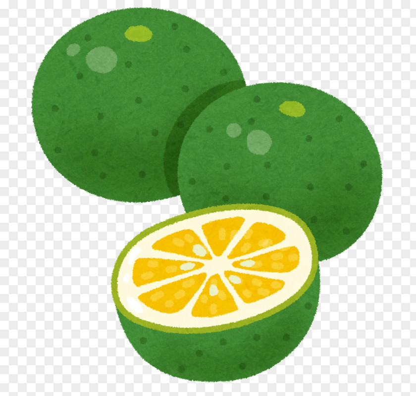 Lime Kabosu Sudachi Citrus Depressa Fruit PNG