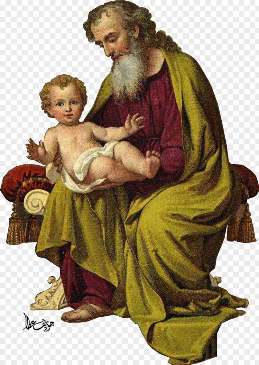 Novena To Saint Joseph Religion Holy Card PNG