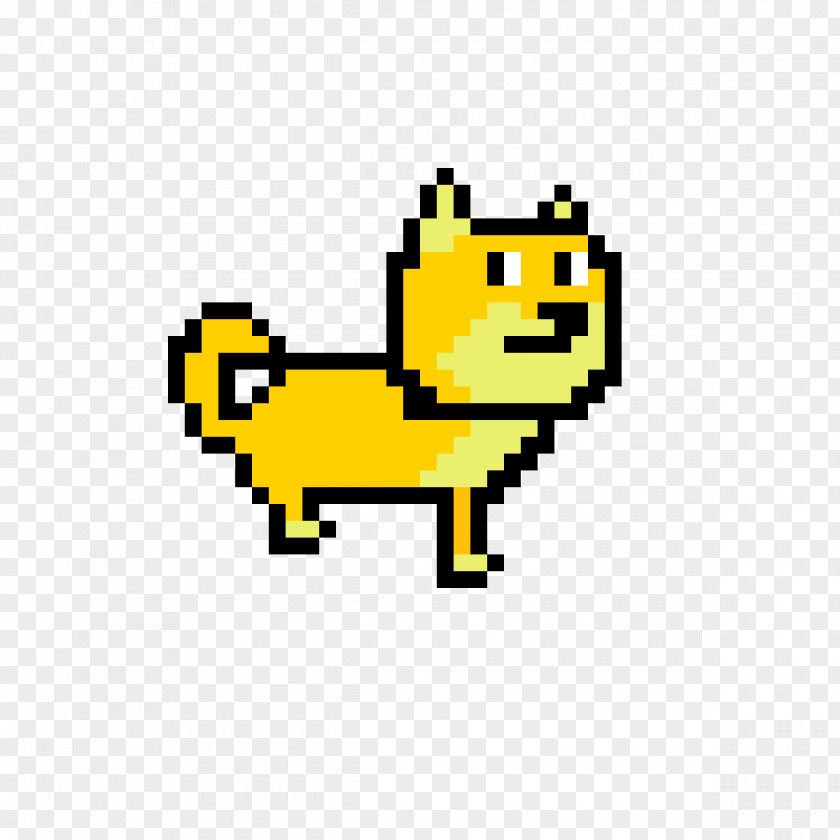 Pixel Art Doge Drawing Clip PNG