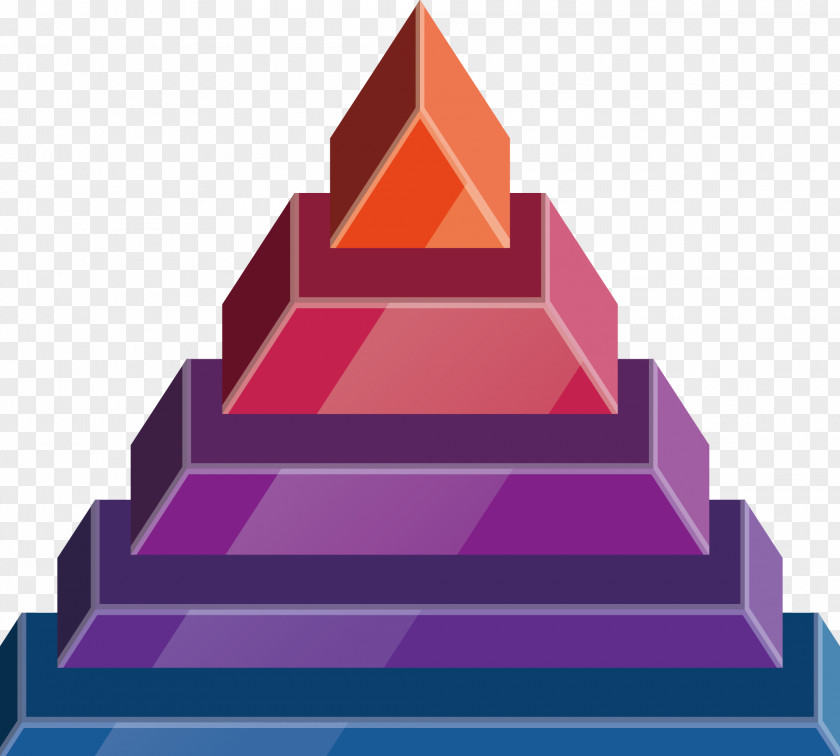 Three-dimensional Triangle Vector Euclidean Pyramid PNG