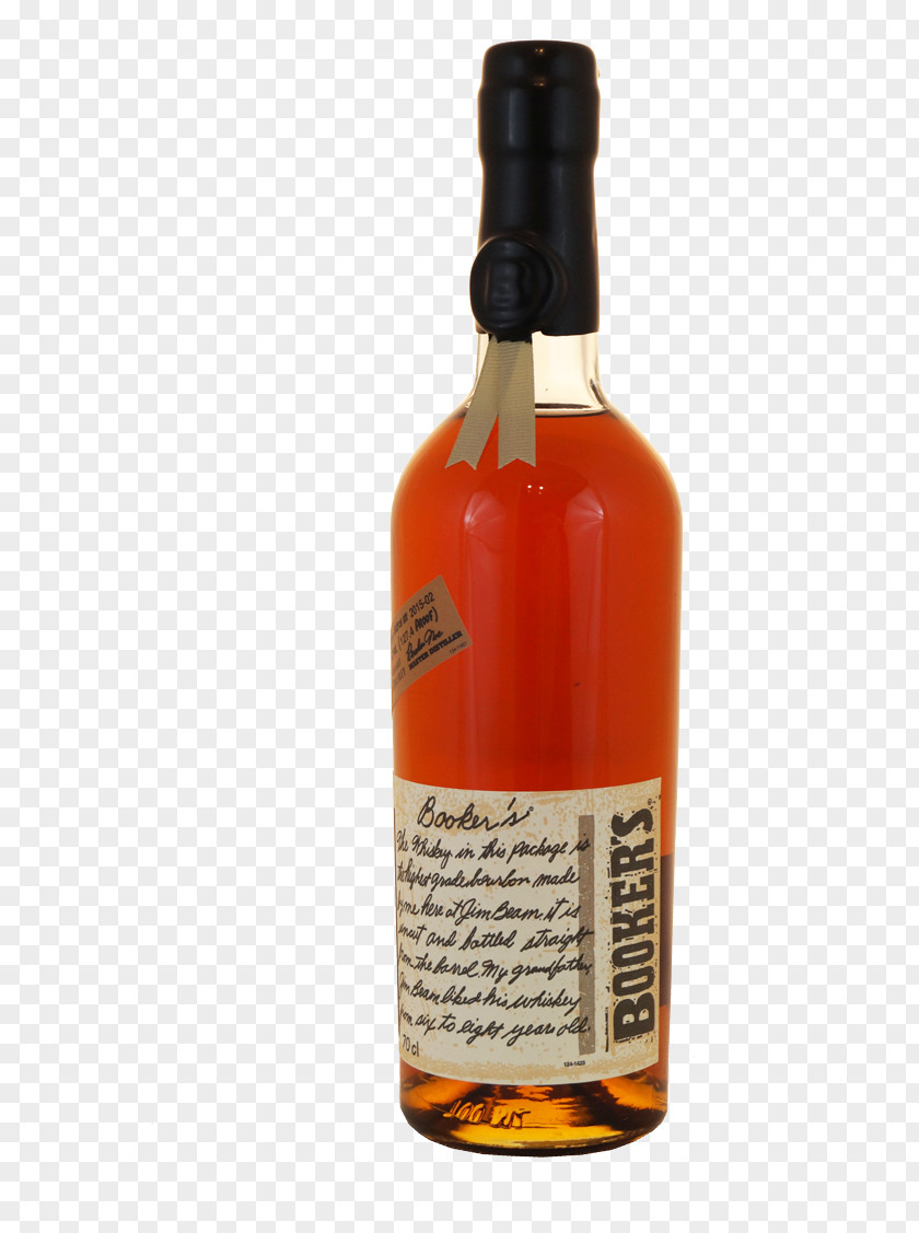 Bottle Liqueur Booker's Bourbon Whiskey American PNG