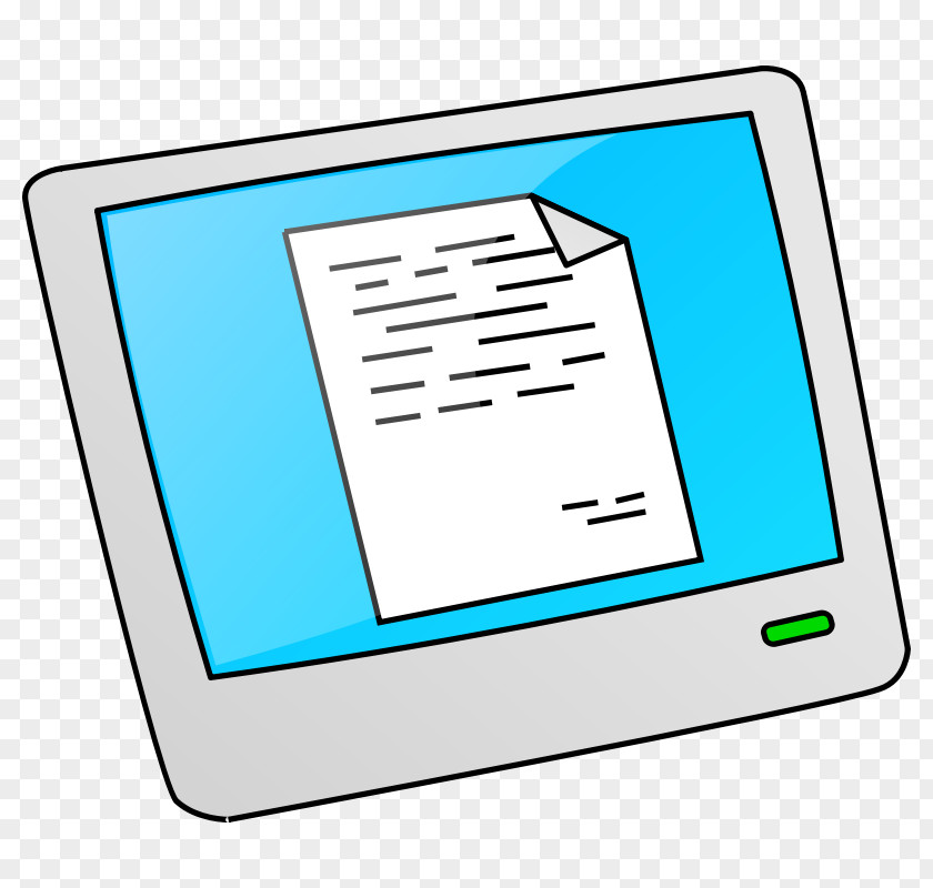 Computer Clip Art Touchscreen PNG