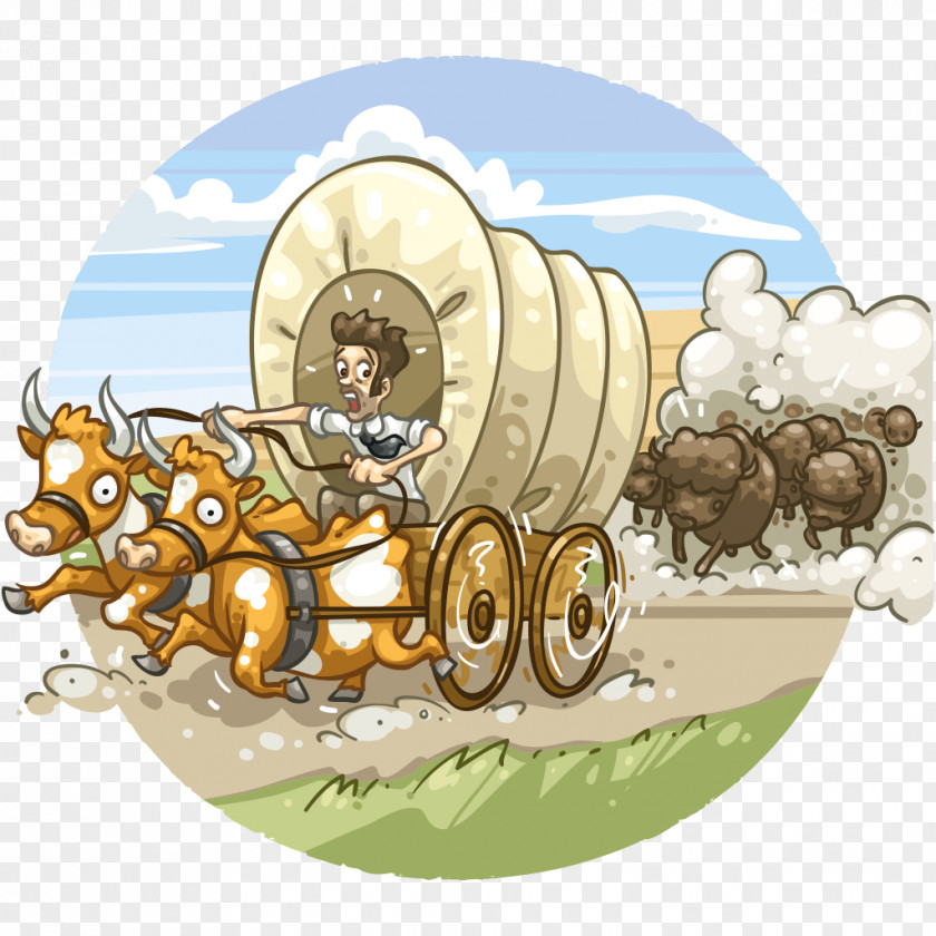 Gold Rush Season Cartoon Animal PNG