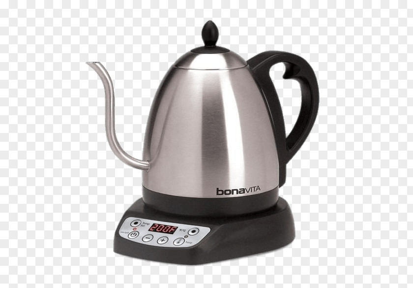 Kettle Electric Coffeemaker Brewed Coffee PNG
