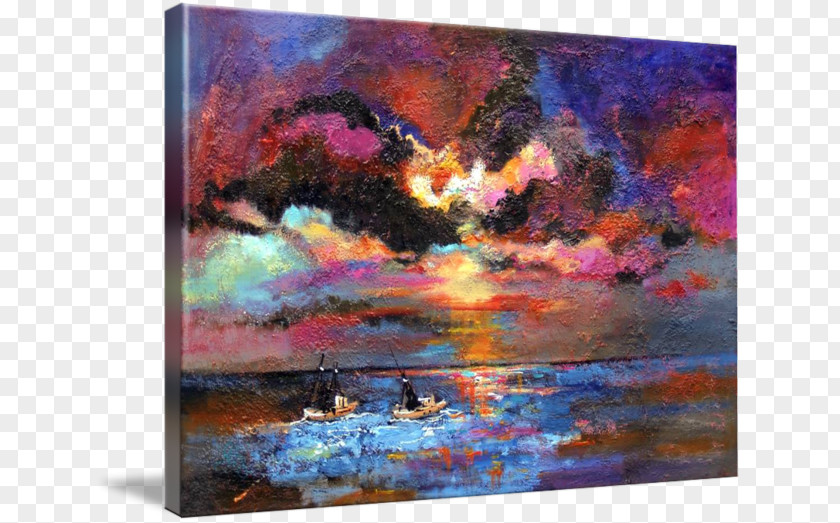 Painting Acrylic Paint Gallery Wrap Picture Frames Canvas PNG