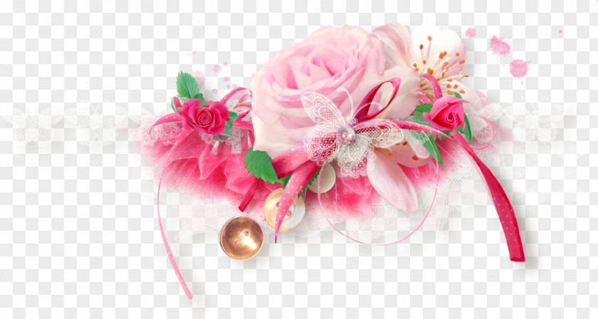 Pink Flower PhotoScape PNG
