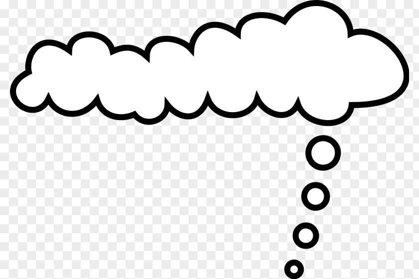 Think Cloud Cliparts Cartoon Clouds Comics Clip Art PNG