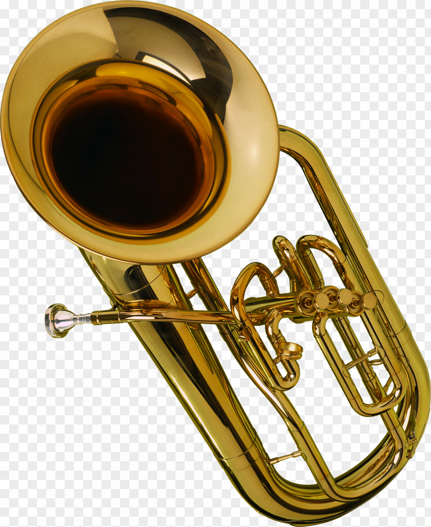 Trumpet Tuba Musical Instrument Brass Wind PNG