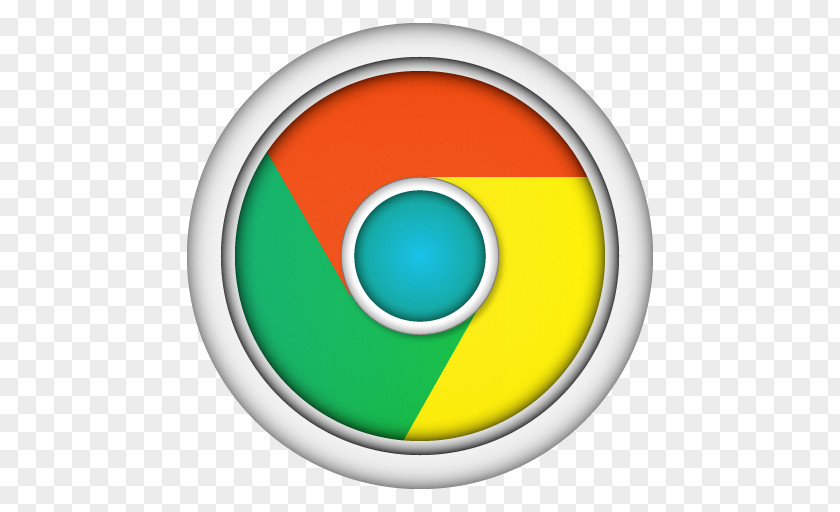 Chrome Circle Green Symbol Yellow PNG