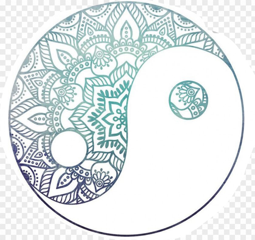 Design Yin And Yang Drawing Art Image PNG