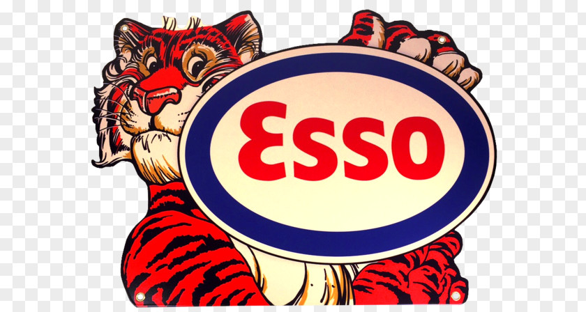 Esso Esso-Tiger ExxonMobil Decal Gasoline PNG