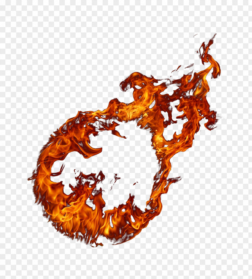 Fire Ring Of Flame Euclidean Vector PNG