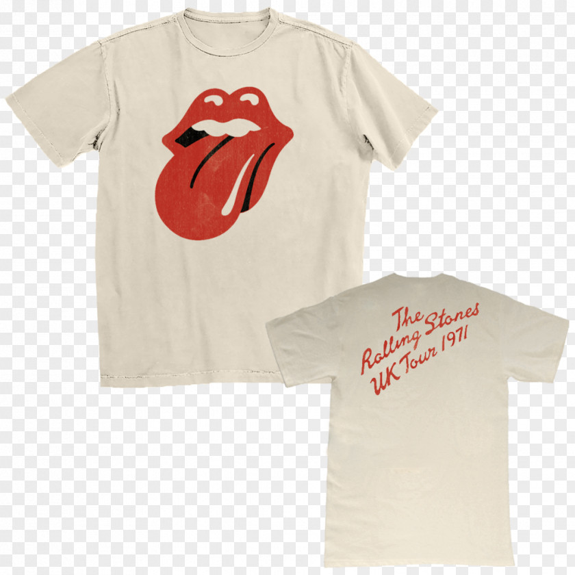 Graffiti Dad T Shirt T-shirt The Rolling Stones UK Tour 1971 American 1972 Sleeve PNG