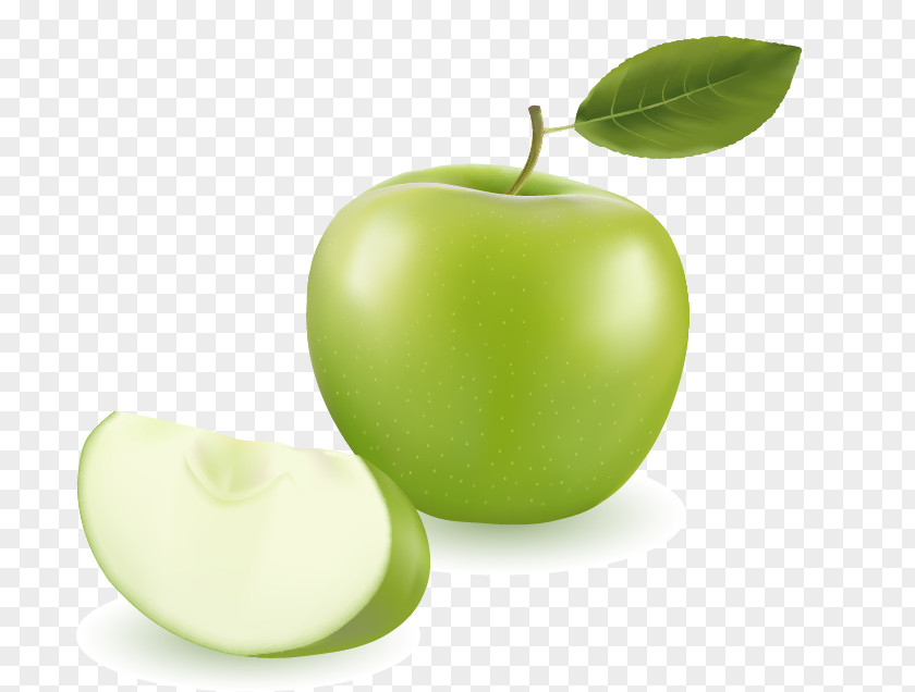 Granny Smith Natural Foods Fruit Apple Green PNG