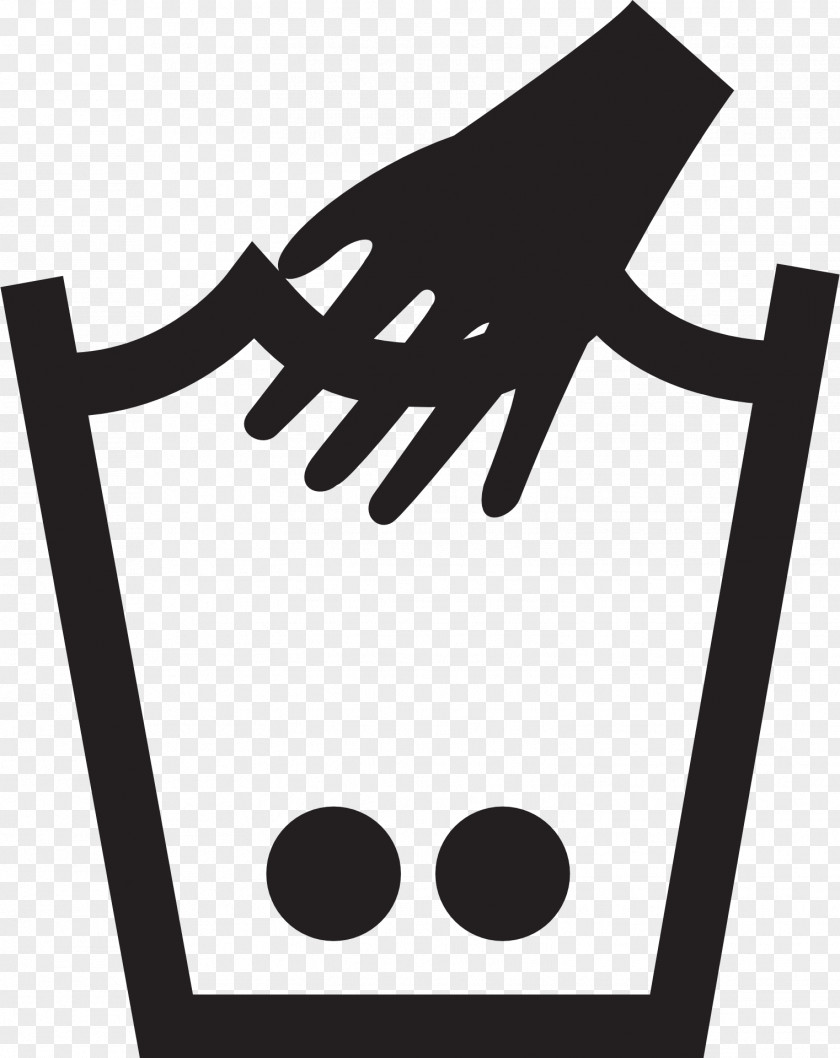 Hand Typing Washing Laundry Symbol Bleach PNG