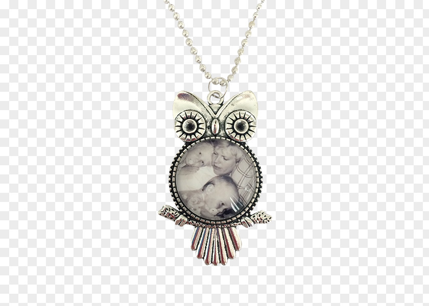 Necklace Locket Silver Chain PNG