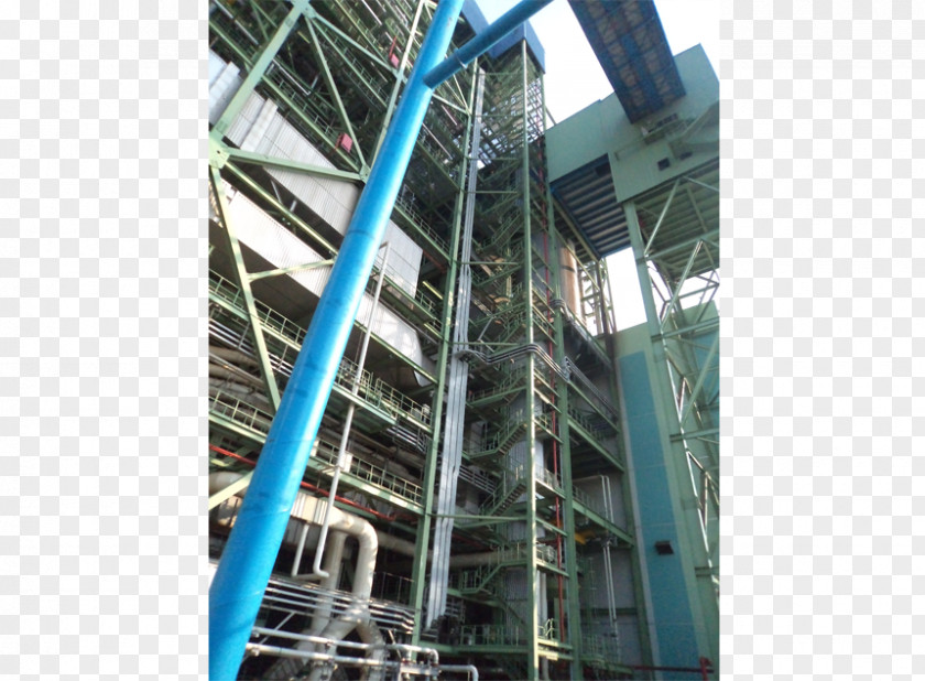 Power Plant 3d Steel Facade Scaffolding Engineering PNG