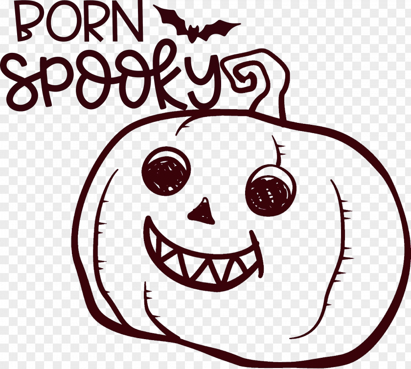 Spooky Pumpkin Halloween PNG