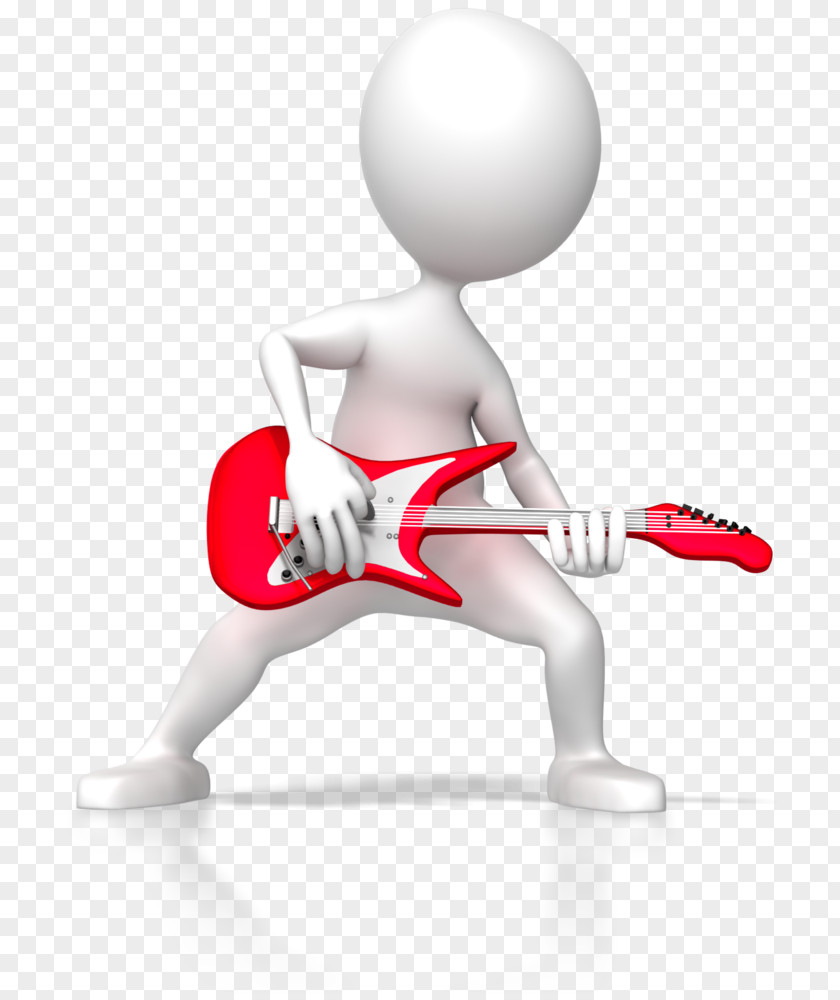 Stick Figure Presentation Guitar Animation Clip Art PNG