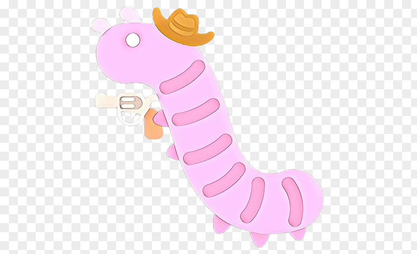 Tail Animal Figure Pink Caterpillar Cartoon Clip Art PNG