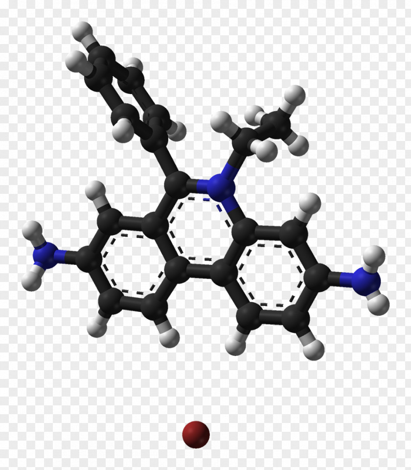 B. Ethidium Bromide Sodium Fluorescence Molecule PNG