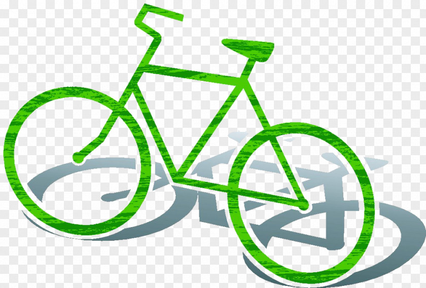 Bicycle Cycling Green PNG