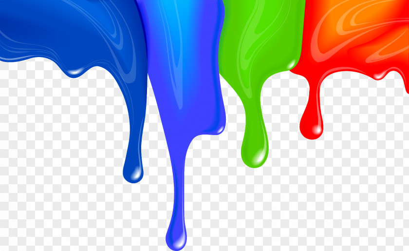 Colorful Paint Drops Royalty-free Illustration PNG