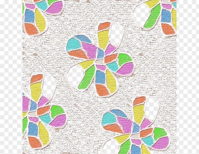 Rainbow Flowers Color PNG